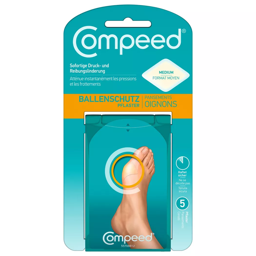 Compeed Ballenschutz 5 Pflaster