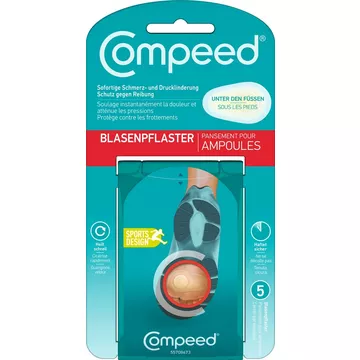 Blasenpflaster unter den Füssen
