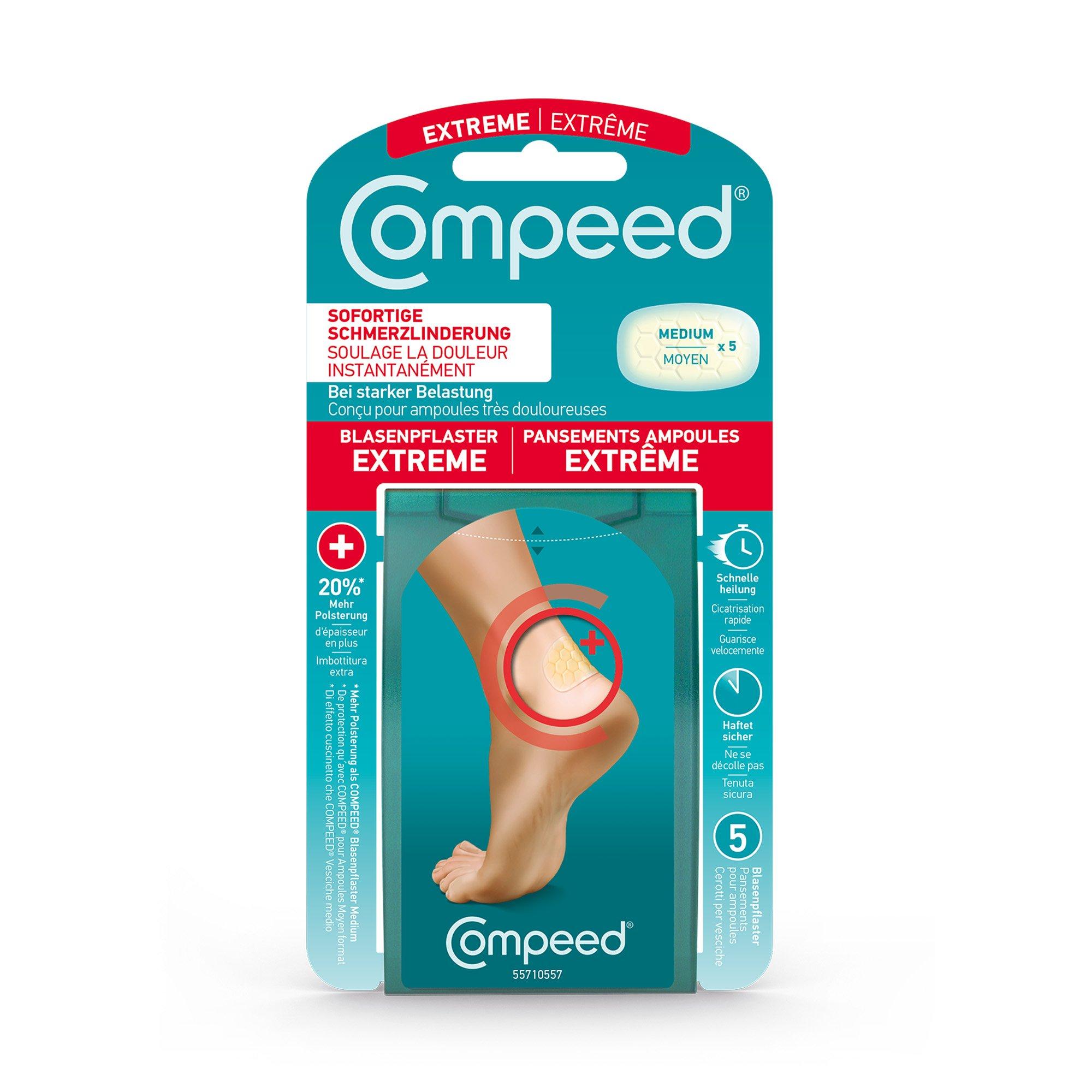 Compeed Blasenpflaster Extreme Medium Blasenpflaster Extreme für Ferse 
