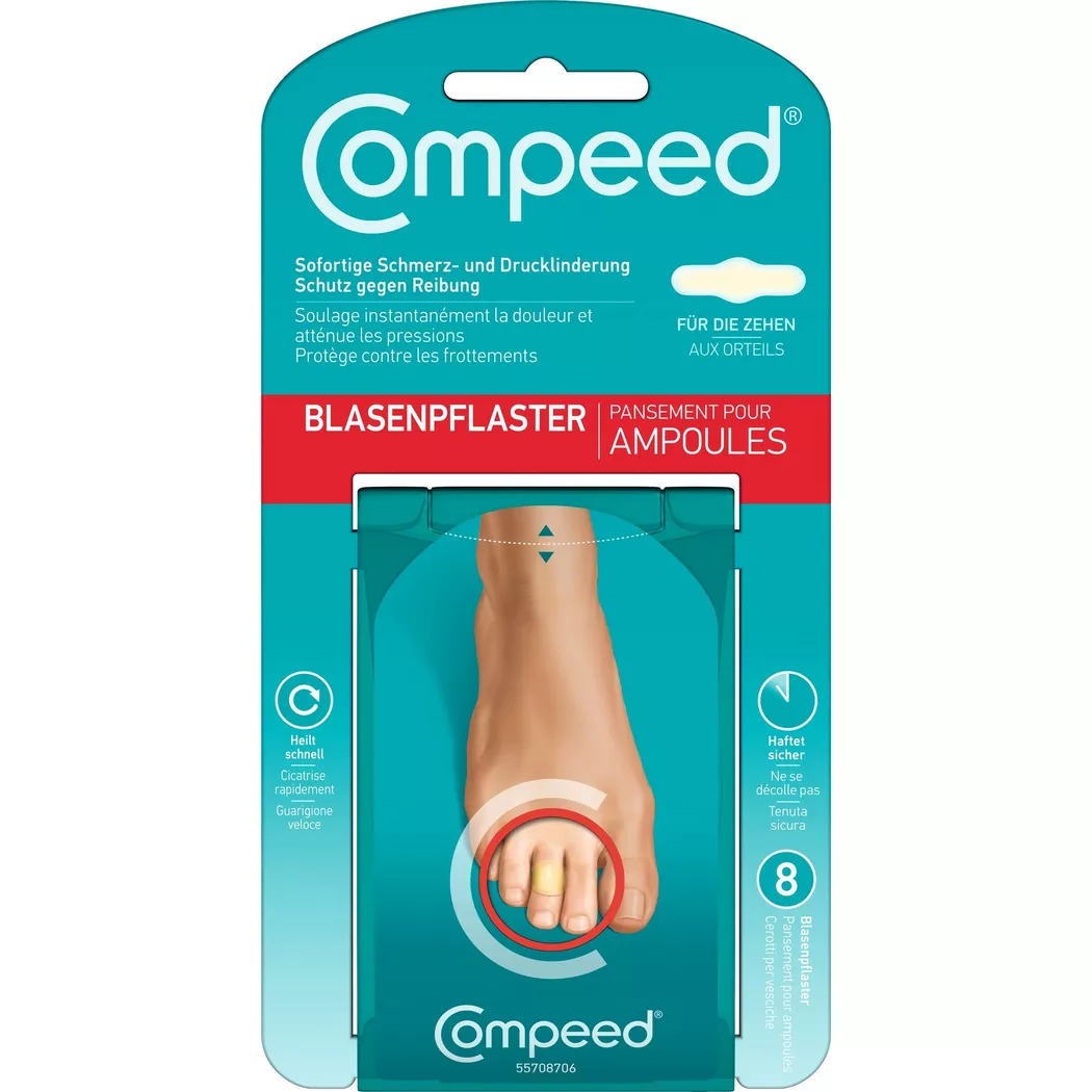 Compeed Blasenpflaster an den Zehen 8 St