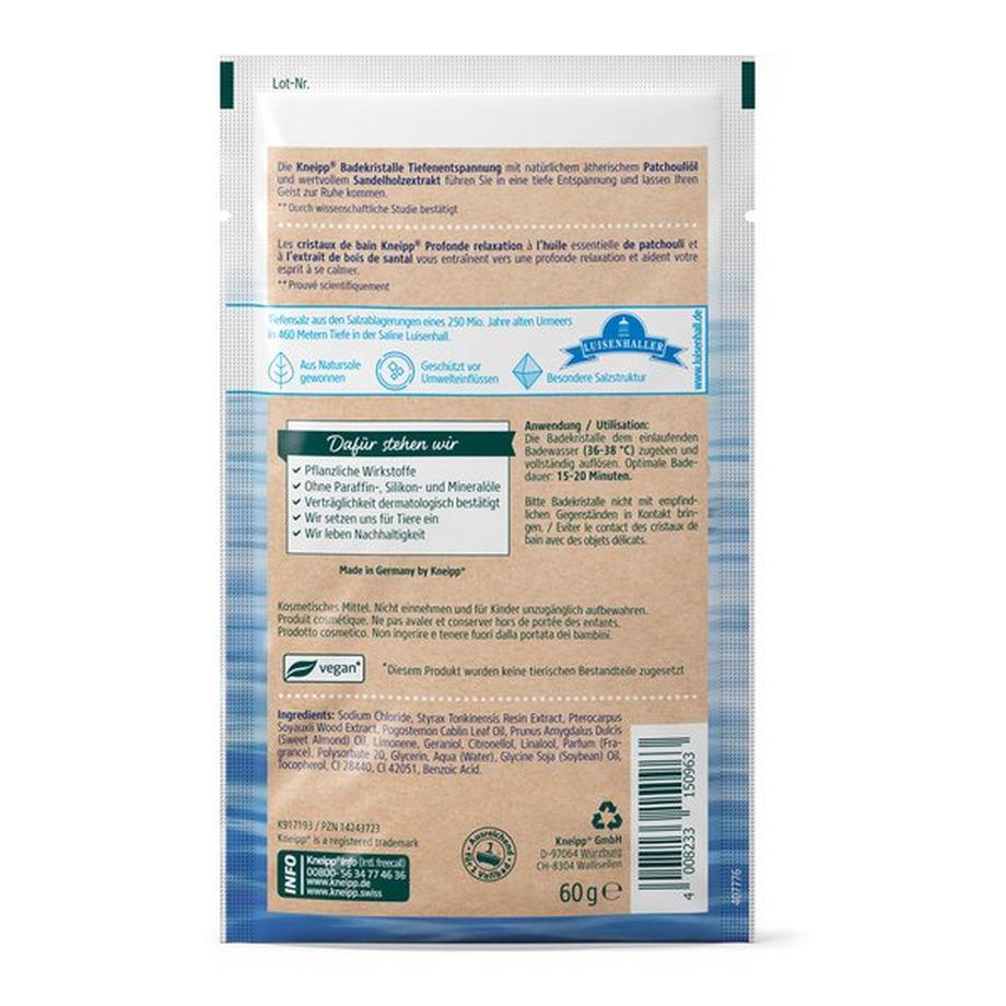 Kneipp  Badekristalle Tiefenentspannung 