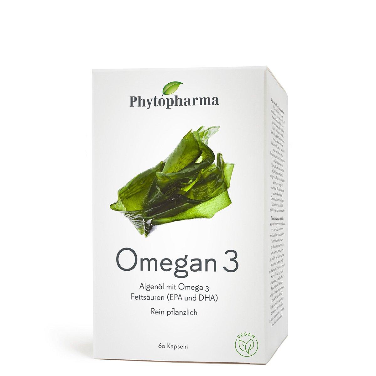 Phytopharma  Omegan 3 Algenöl Kapseln 