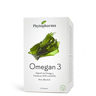 Phytopharma  Omegan 3 Algenöl Kapseln 