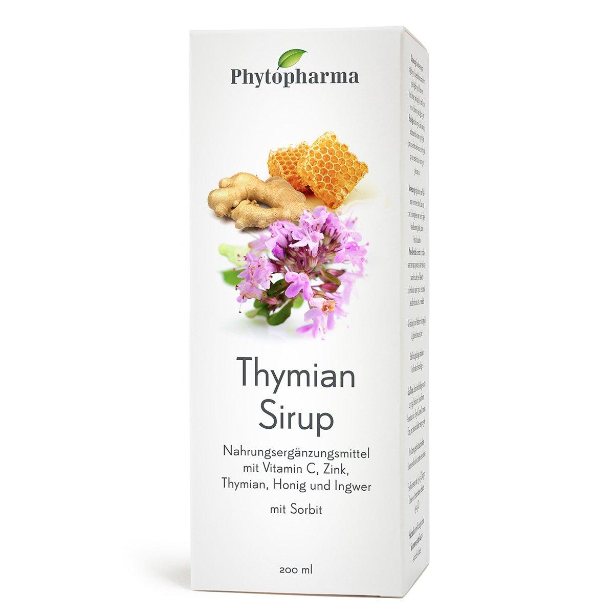 Image of Phytopharma Thymian Sirup Nahrungsergänzungsmittel - 200ml