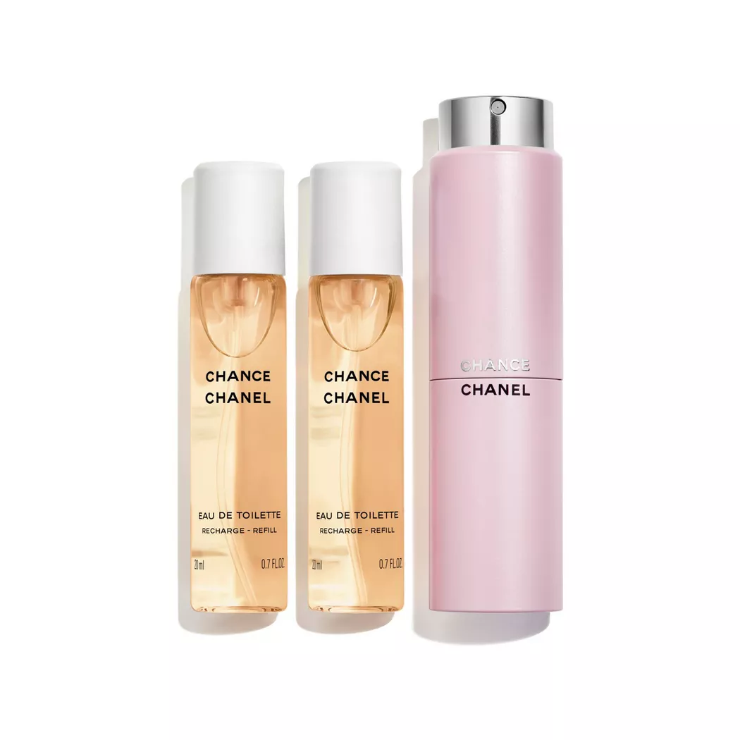 CHANEL - Twist And Spray Nachfüllbarer Flakon – Eau De Toilette, Chance, 3x20 ml