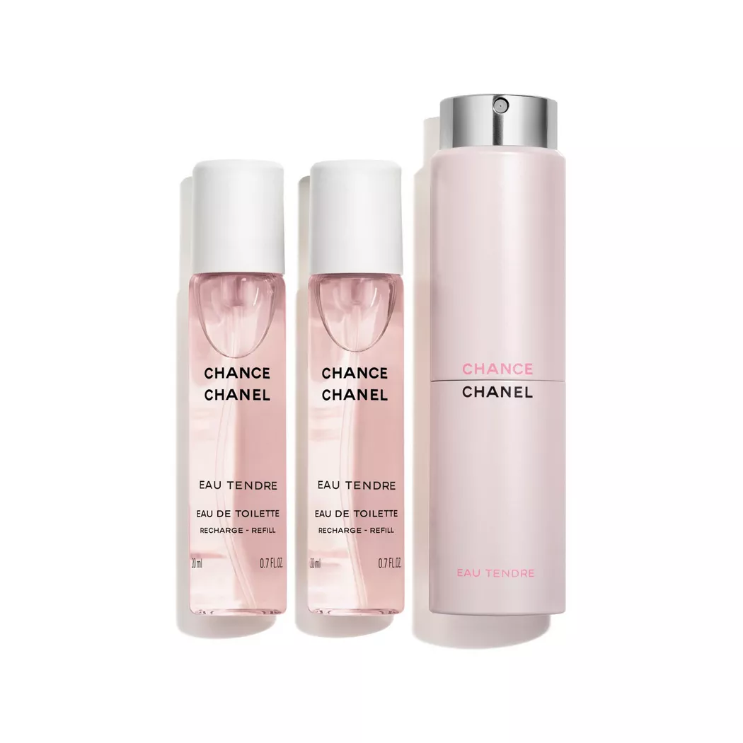 CHANEL - Twist And Spray Nachfüllbarer Flakon – Eau De Toilette, Chance Eau Tendre, 3x20 ml