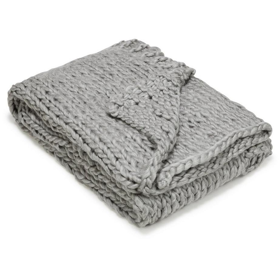 Manor Big chunky knit gestrickte Decke 