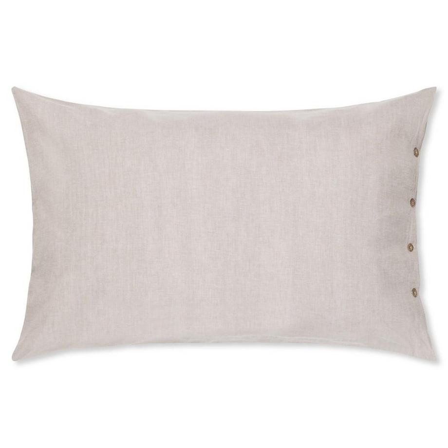 Manor Collections Doug Taie d'oreiller avec fermeture boutonnée  