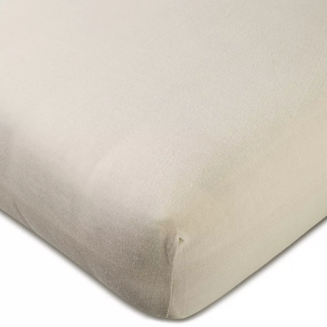 Manor - Fixleintuch, Topper Super Stretch Fixleintuch, 180-200 x 200, Taupe