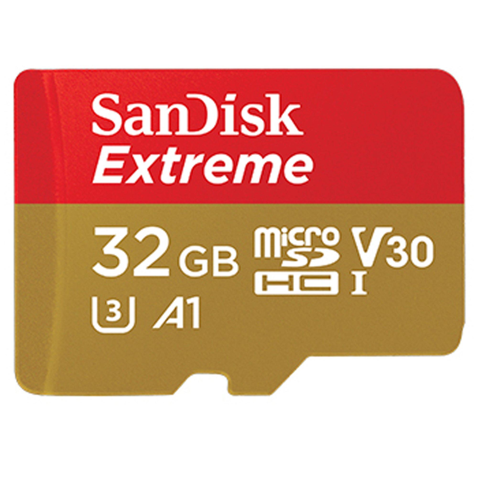 Image of SanDisk Extreme 100MB/s microSDHC-Speicherkarte - 32 GB