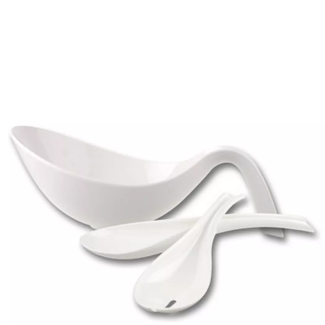 Villeroy & Boch - Assiettes calottes 2pcs, Blanc