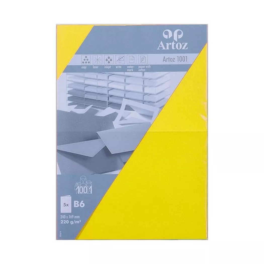 Artoz 1001 Series Card Set Yellow B6