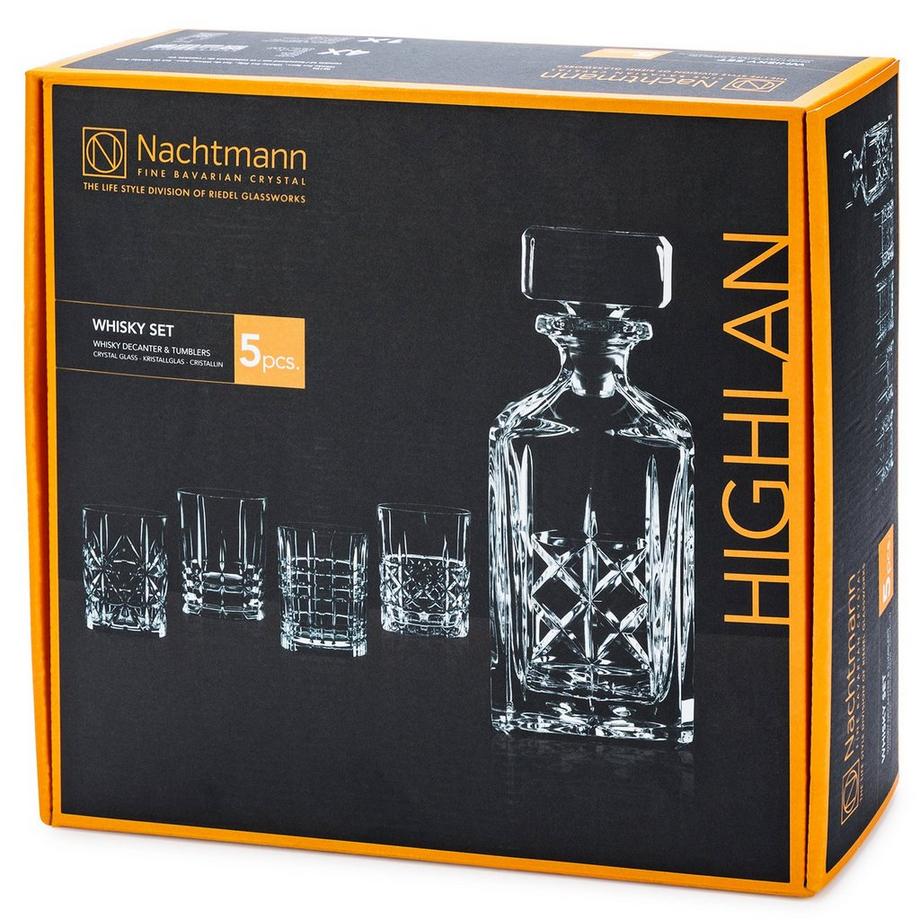 Nachtmann Set whisky, 4 pièces Highland 