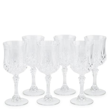 CRISTAL D'ARQUES Bicchieri da vino bianco 6 pz Longchamp 