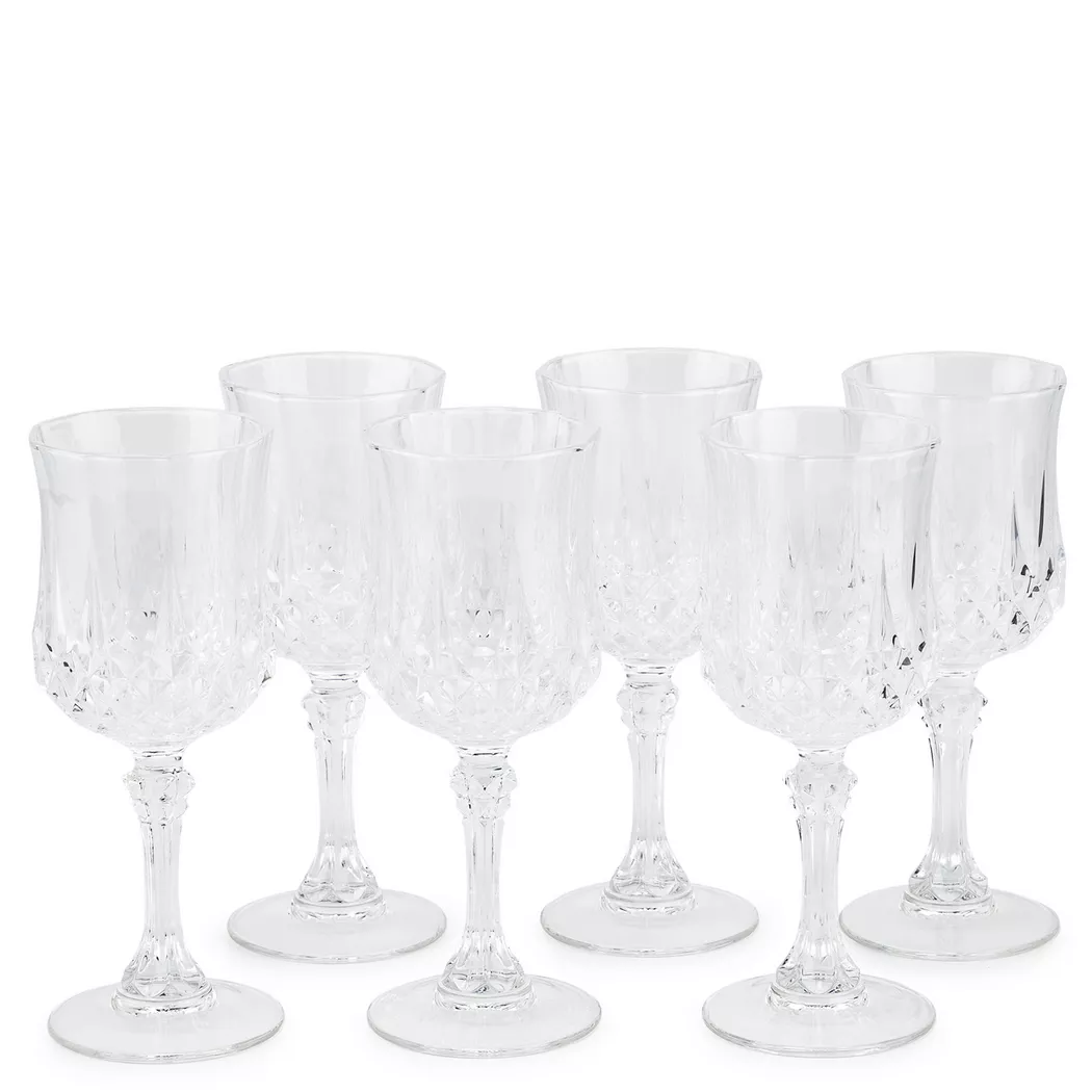 Cristal d'Arques - Weissweinglas, 6 Stück, 170 ml, Transparent