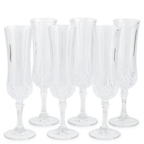 CRISTAL D'ARQUES Bicchieri da spumante 6 pezzi Longchamp 