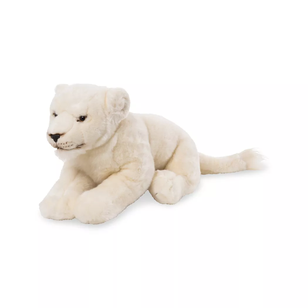 Leosco - Löwin sitzend, 45cm, Creme