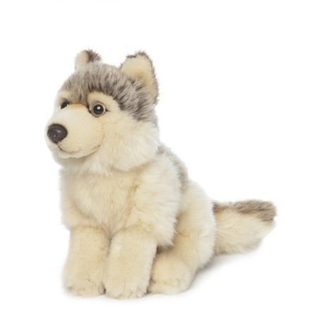 WWF  Loup Floppy peluche, 15 cm 