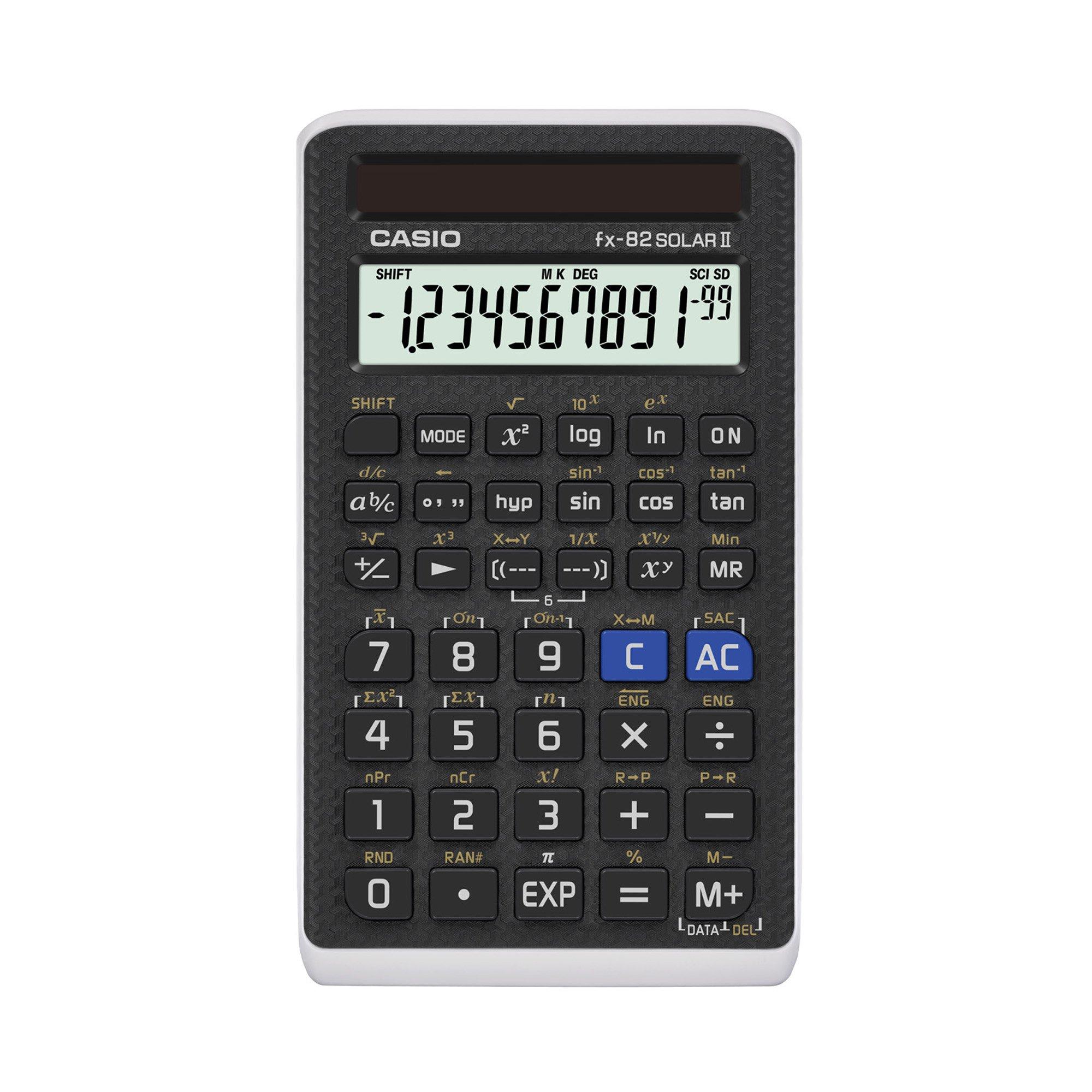 Casio calculatrice scientifique FX-82Solar II 