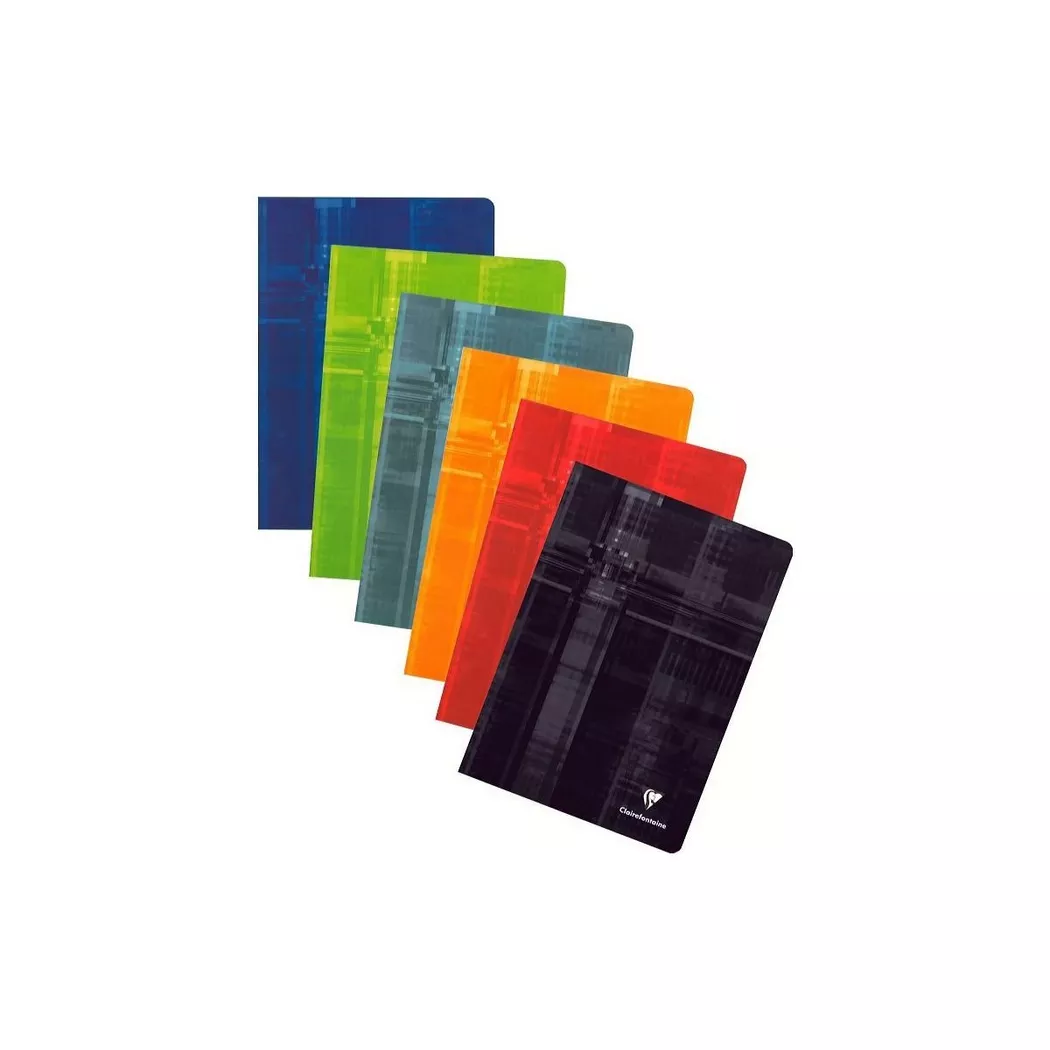 CLAIREFONTAINE Dos Toile Heft A4 69142 5/5 ass. 96 Blatt