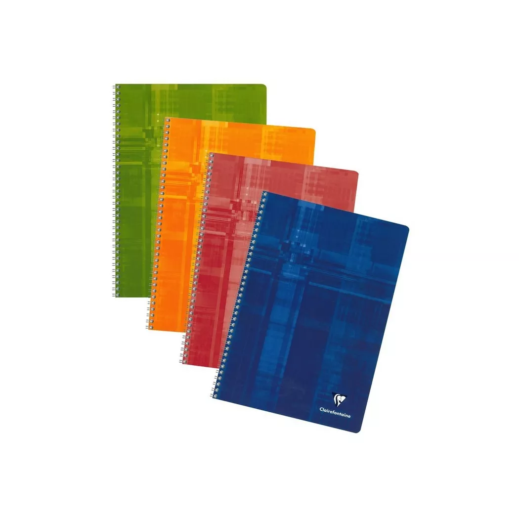 Clairefontaine Spiralheft, DIN A4, kariert 5x5, 90 Blatt