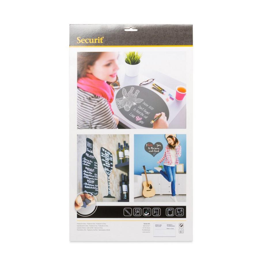 SECURIT Breite Tafel Chalk 