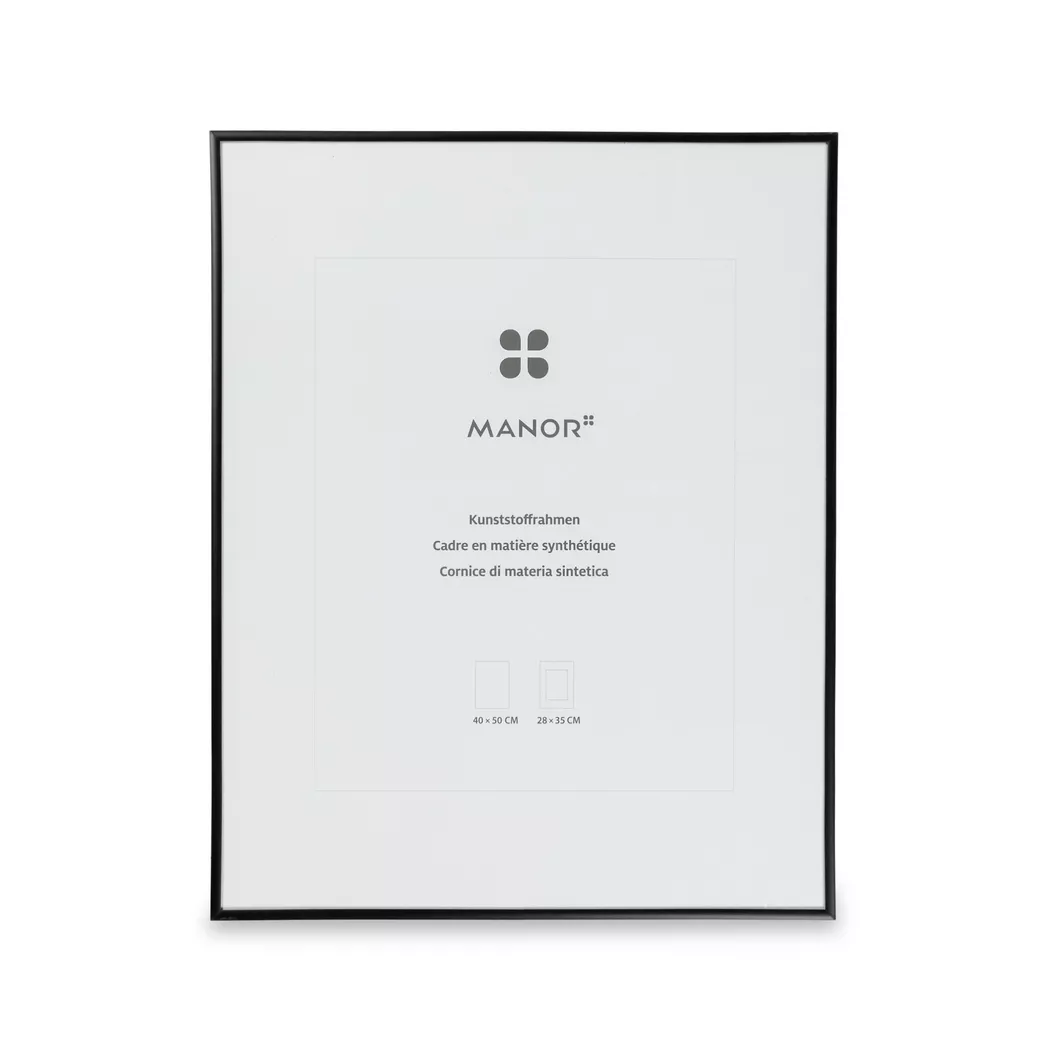Manor Papeterie - Bilderrahmen, 40X50CM, Black