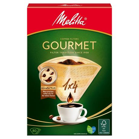 Melitta Filtri di carta Gourmet 1x4 