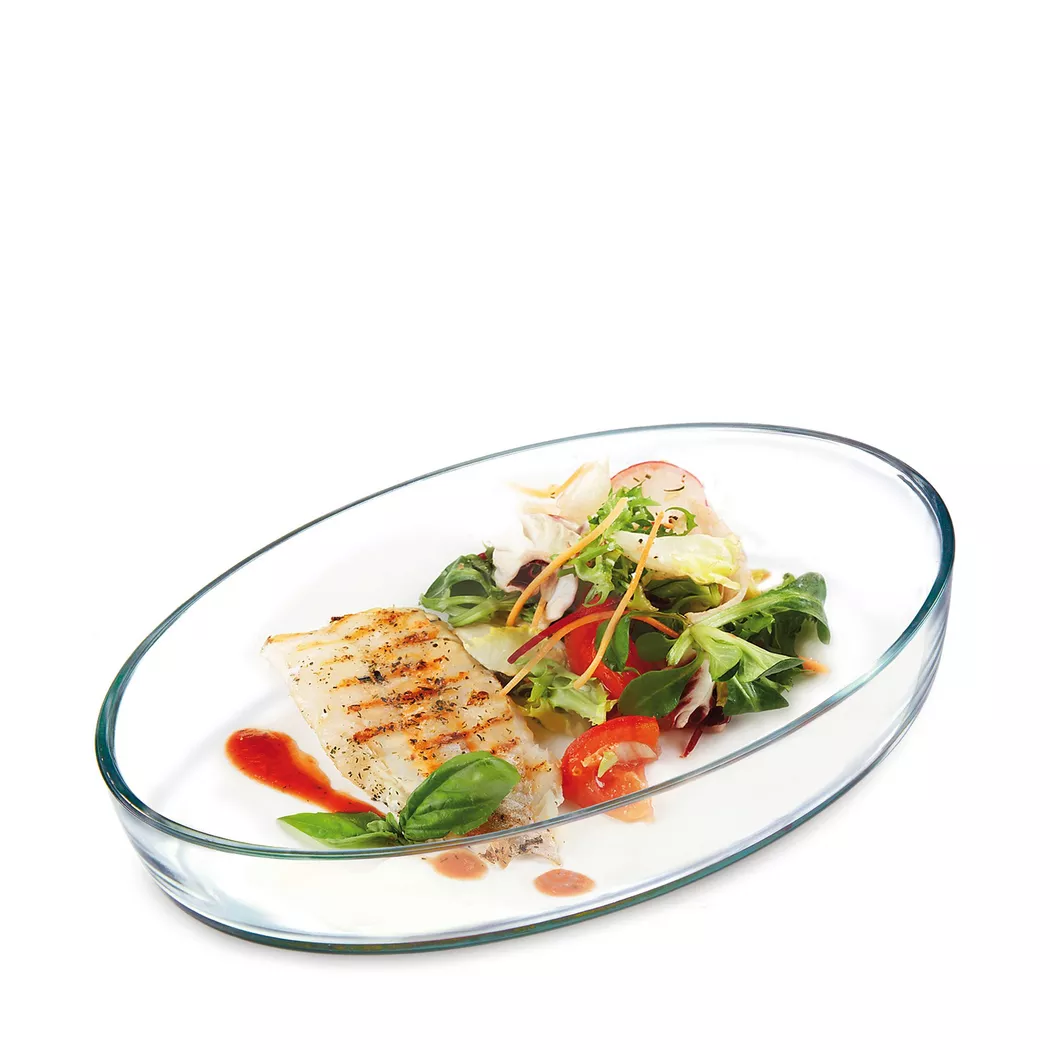 SIMAX - Glas-braeter Oval, 3 L, Transparent