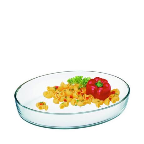 SIMAX PLAT EN VERRE OVALE  