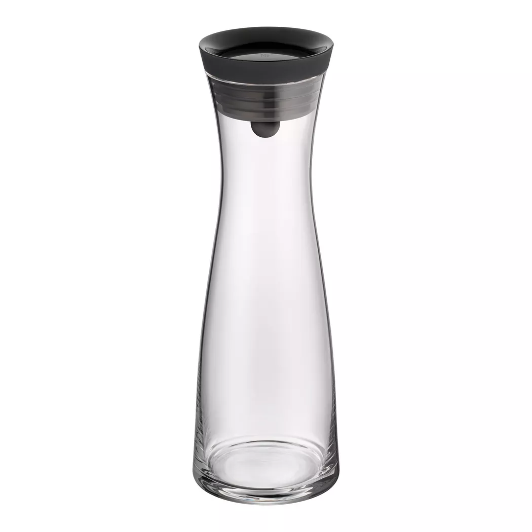 WMF 3201000189 WMF WMF Basic - Wasserkaraffe - Höhe 29 cm - 1 L Carafe deau Verre avec couvercle transparent 3201000189