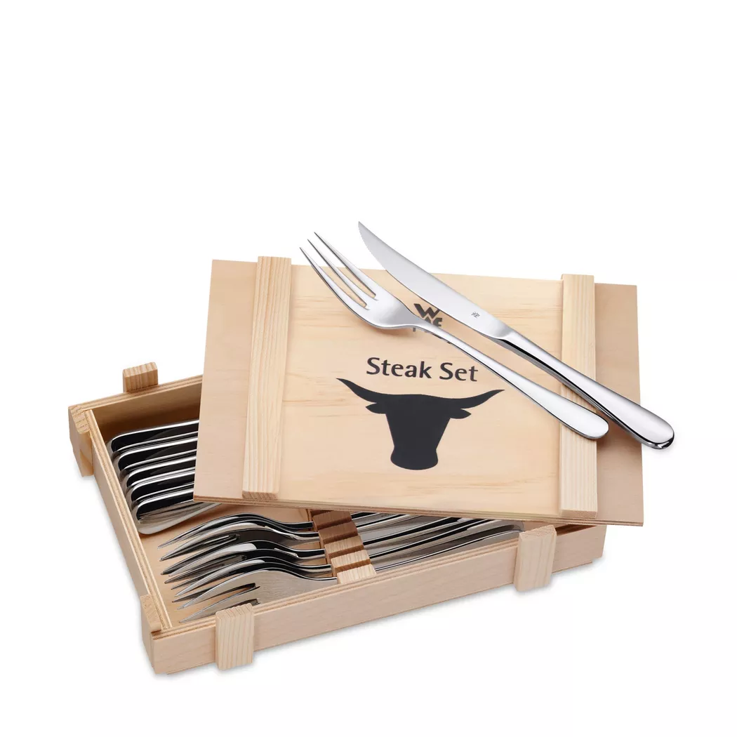 WMF Steakbesteck Set 12-piece Silver