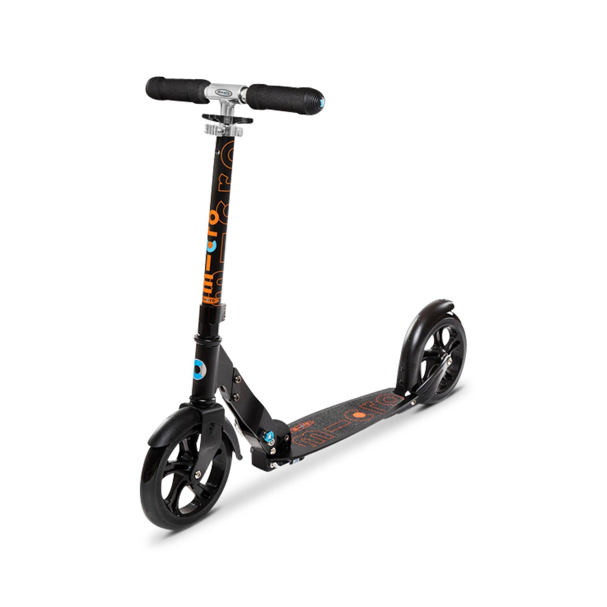 Image of micro Classic Black Scooter fuer Asphalt - 200 mm