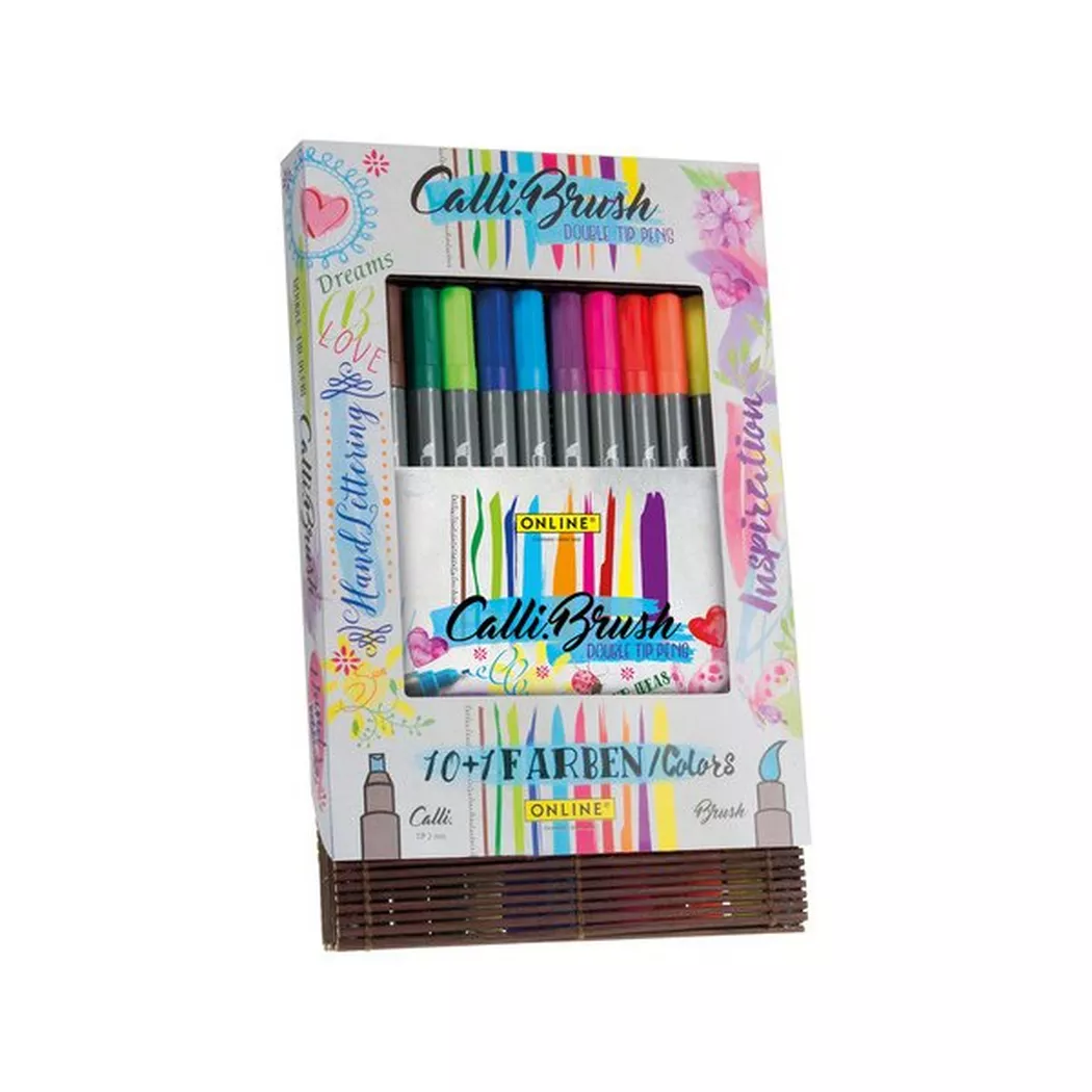 Online - Faserschreiber-Set, Multicolor