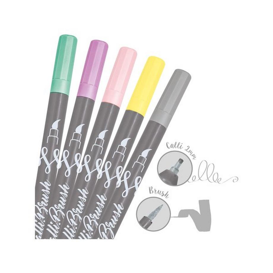 Online Set di penne in fibra Calli Brush 