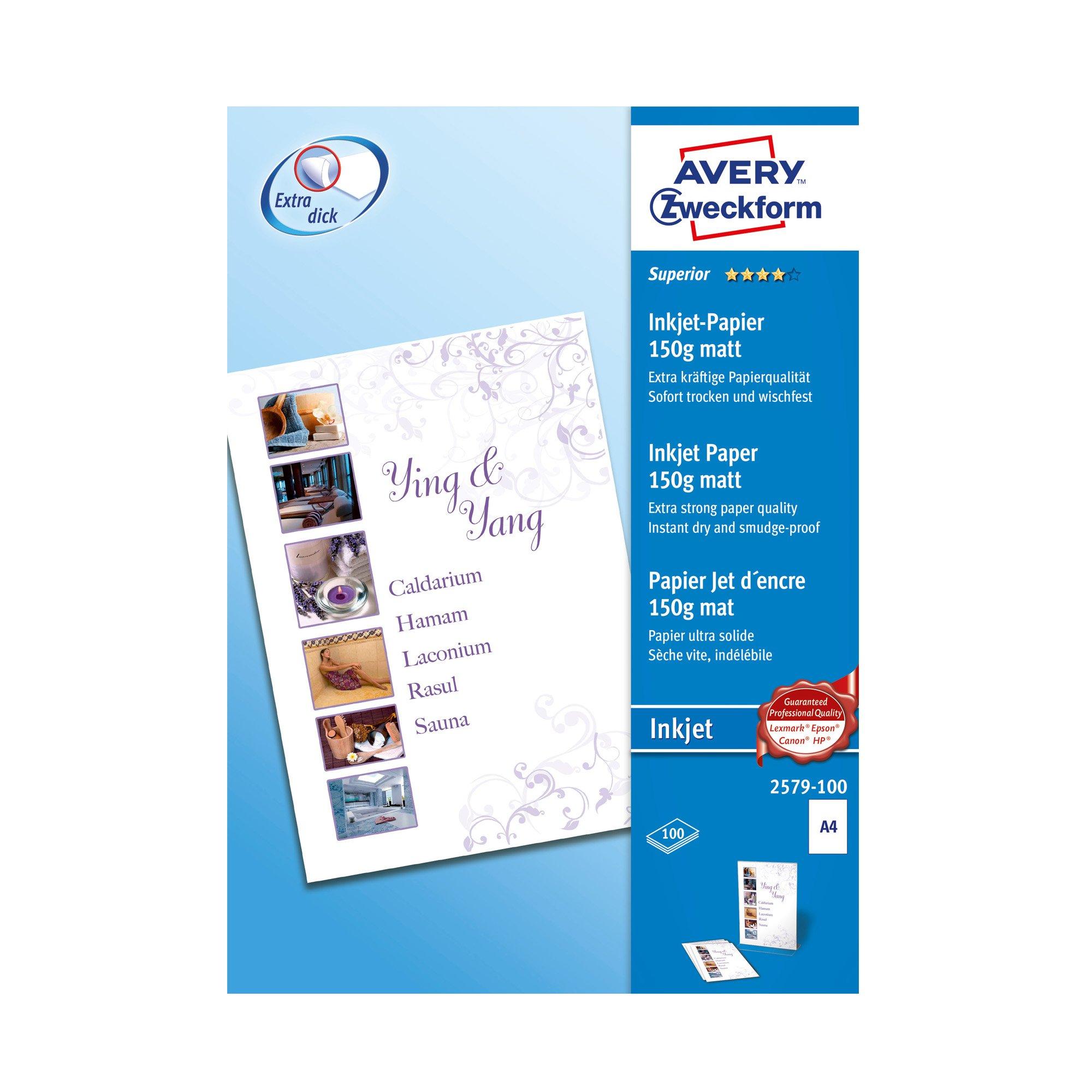 Image of Avery-Zweckform Kopierpapier Superior Inkjet - DIN A4