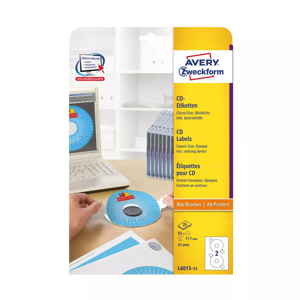 Avery-Zweckform – Etiketten, DIN A4