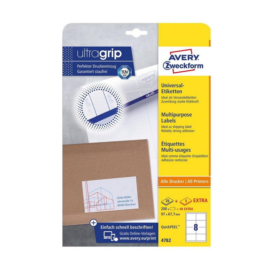 Avery-Zweckform Etiketten Ultragrip 