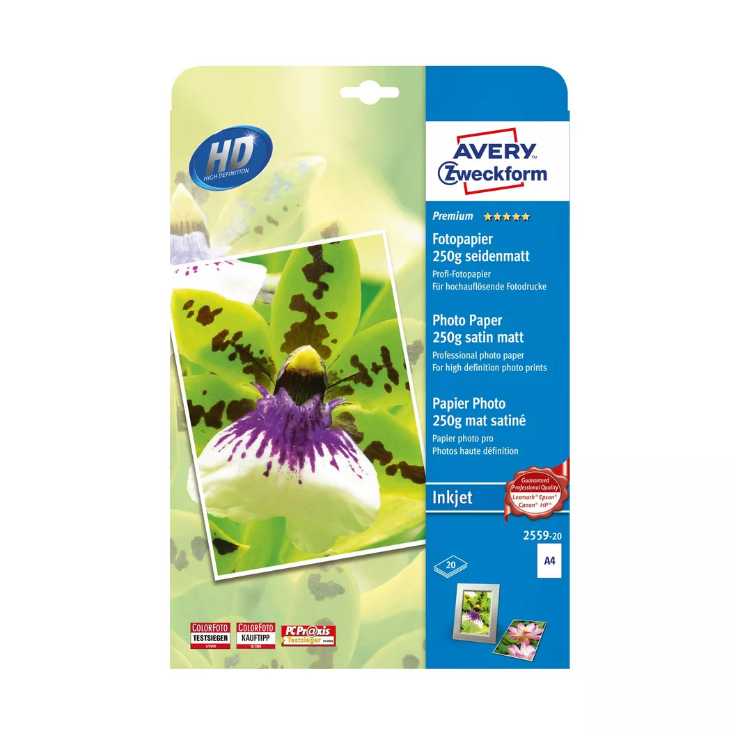 Avery-Zweckform – Fotopapier, DIN A4