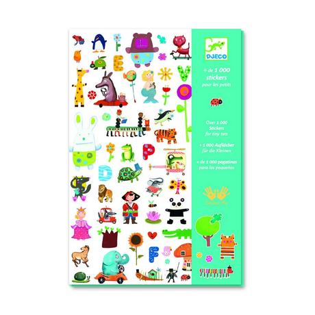 Djeco Sticker Oltre 1000 adesivi per i più piccoli 