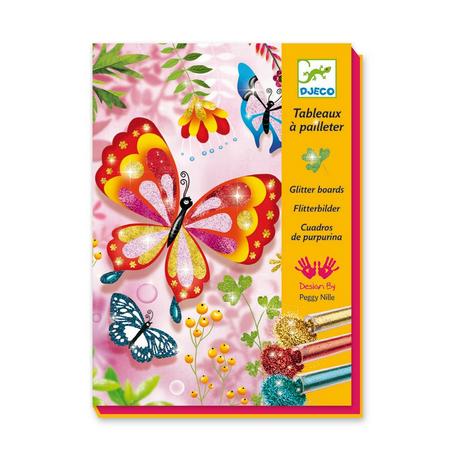 Djeco Flitterbilder Schmetterlinge 