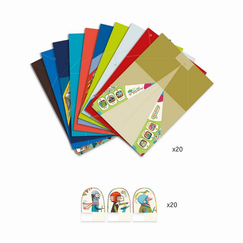 Djeco Kit per l'origami Aerei 
