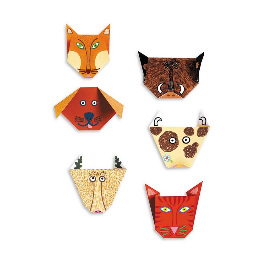 Djeco Kit per l'origami Animali 