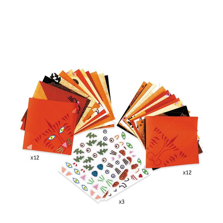Djeco Kit per l'origami Animali 