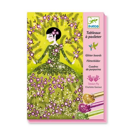 Djeco Flitterbilder Glitzerkleid 