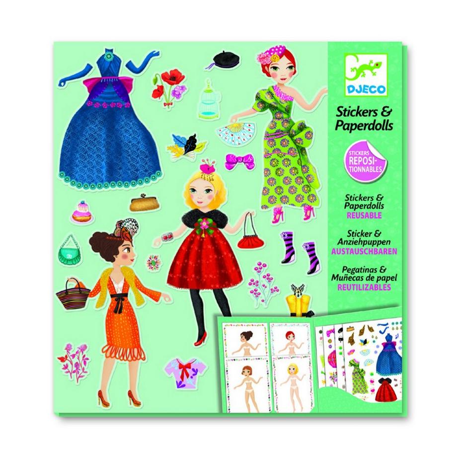 Djeco Sticker Stickers & Paperdolls 