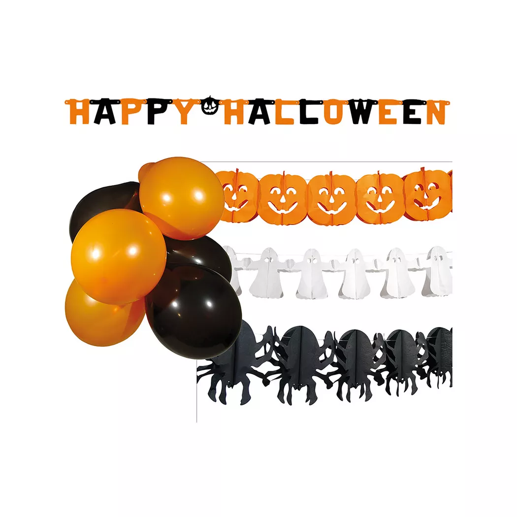 Boland - Halloween Party Set 14-teilig, Multicolor