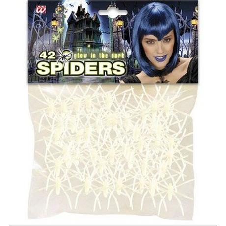  HW Leuchtspinnen Araignées "Glow in the Dark", 24 pièces 