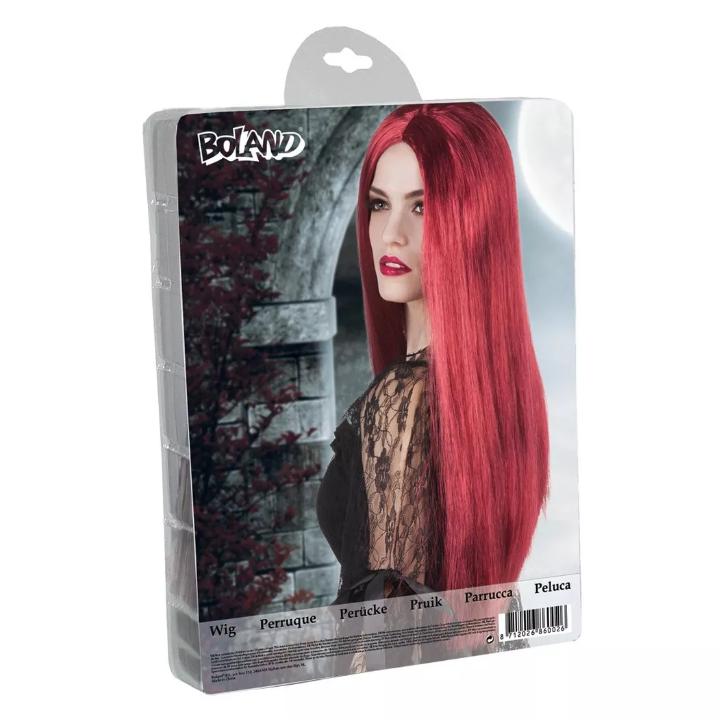 Boland - Perücke Hexe, One Size, Rot