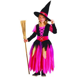 NA  Costume bambina strega rosa 